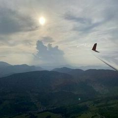 Flugwegposition um 15:36:45: Aufgenommen in der Nähe von Thannhausen, 8160, Österreich in 1159 Meter