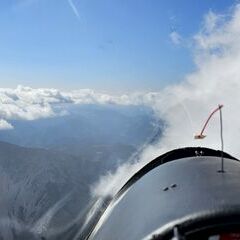 Flugwegposition um 12:50:58: Aufgenommen in der Nähe von Puchberg am Schneeberg, Österreich in 2552 Meter