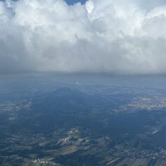 Flugwegposition um 14:10:29: Aufgenommen in der Nähe von Gemeinde Gleisdorf, Österreich in 1280 Meter
