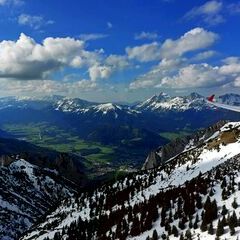 Flugwegposition um 13:22:22: Aufgenommen in der Nähe von Admont, Österreich in 1787 Meter