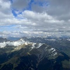 Verortung via Georeferenzierung der Kamera: Aufgenommen in der Nähe von Prättigau/Davos, Schweiz in 3000 Meter