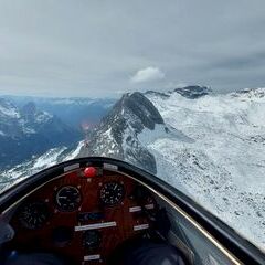 Flugwegposition um 13:03:04: Aufgenommen in der Nähe von Wildermieming, Österreich in 2544 Meter