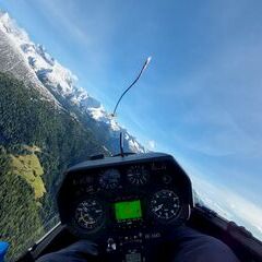 Flugwegposition um 13:47:58: Aufgenommen in der Nähe von Steinach am Brenner, Österreich in 2095 Meter