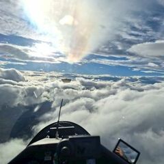 Flugwegposition um 14:54:56: Aufgenommen in der Nähe von Ramsau am Dachstein, 8972, Österreich in 3057 Meter