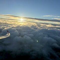 Flugwegposition um 15:03:36: Aufgenommen in der Nähe von Okres Jeseník, Tschechien in 2048 Meter