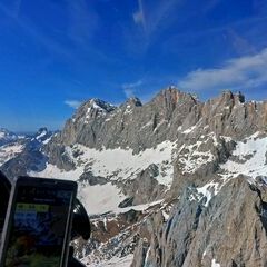 Flugwegposition um 12:14:52: Aufgenommen in der Nähe von Ramsau am Dachstein, 8972, Österreich in 2493 Meter