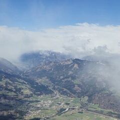 Flugwegposition um 11:45:39: Aufgenommen in der Nähe von Kötschach-Mauthen, Österreich in 2515 Meter