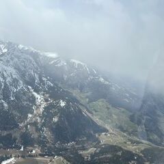 Flugwegposition um 13:00:22: Aufgenommen in der Nähe von 39030 Prags, Autonome Provinz Bozen - Südtirol, Italien in 2697 Meter