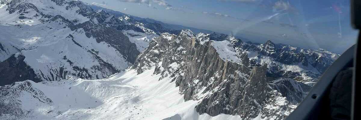 Verortung via Georeferenzierung der Kamera: Aufgenommen in der Nähe von Prättigau/Davos, Schweiz in 3000 Meter