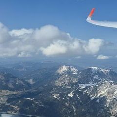 Flugwegposition um 13:07:44: Aufgenommen in der Nähe von Weißenbach am Lech, Österreich in 2816 Meter