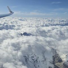 Flugwegposition um 15:10:13: Aufgenommen in der Nähe von Heiligenblut am Großglockner, 9844, Österreich in 5132 Meter