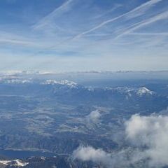 Flugwegposition um 16:00:15: Aufgenommen in der Nähe von Arriach, 9543, Österreich in 4109 Meter