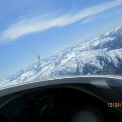 Flugwegposition um 11:42:34: Aufgenommen in der Nähe von Stainach-Pürgg, Österreich in 2361 Meter