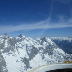Flugwegposition um 12:58:15: Aufgenommen in der Nähe von Ramsau am Dachstein, 8972, Österreich in 2374 Meter