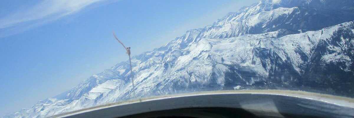 Flugwegposition um 11:42:34: Aufgenommen in der Nähe von Stainach-Pürgg, Österreich in 2361 Meter