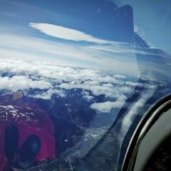 Flugwegposition um 10:13:48: Aufgenommen in der Nähe von Gaishorn am See, Österreich in 3658 Meter