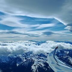 Verortung via Georeferenzierung der Kamera: Aufgenommen in der Nähe von Bartholomäberg, 6781, Österreich in 4000 Meter