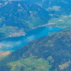 Flugwegposition um 12:16:21: Aufgenommen in der Nähe von Bruck an der Großglocknerstraße, Österreich in 3012 Meter