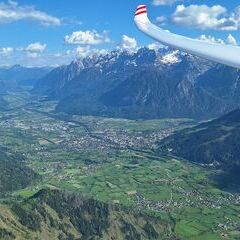 Verortung via Georeferenzierung der Kamera: Aufgenommen in der Nähe von Oberlienz, Österreich in 2200 Meter