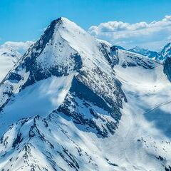 Flugwegposition um 12:32:04: Aufgenommen in der Nähe von Kaprun, 5710 Kaprun, Österreich in 2897 Meter