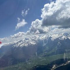 Verortung via Georeferenzierung der Kamera: Aufgenommen in der Nähe von Maishofen, Österreich in 800 Meter