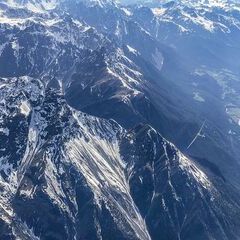 Flugwegposition um 14:02:03: Aufgenommen in der Nähe von 39027 Graun im Vinschgau, Autonome Provinz Bozen - Südtirol, Italien in 3922 Meter