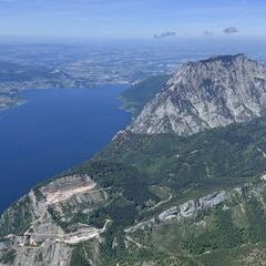 Verortung via Georeferenzierung der Kamera: Aufgenommen in der Nähe von Ebensee am Traunsee, 4802 Ebensee, Österreich in 2000 Meter