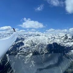 Flugwegposition um 09:11:14: Aufgenommen in der Nähe von Flachau, Österreich in 2588 Meter