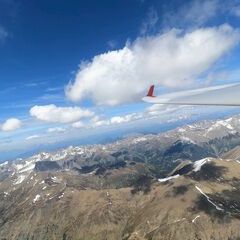 Verortung via Georeferenzierung der Kamera: Aufgenommen in der Nähe von Muhr, 5583, Österreich in 3400 Meter