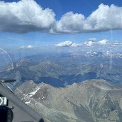 Flugwegposition um 15:26:16: Aufgenommen in der Nähe von Rauris, 5661, Österreich in 3090 Meter